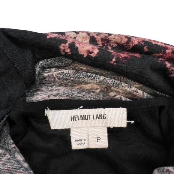 Helmut Lang Wool Rutched Bodycon Asymmetrical Dress - Picture 3 of 12